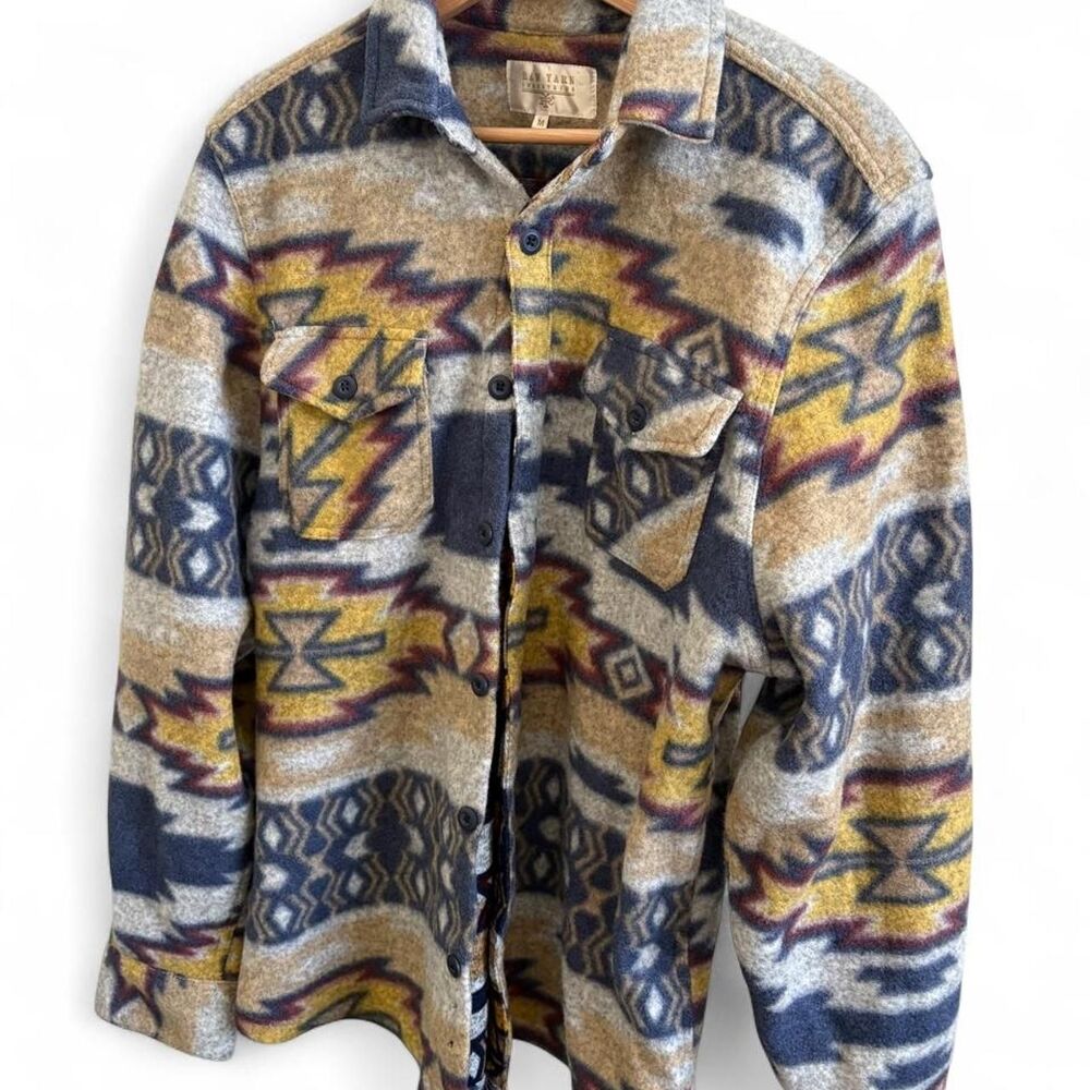 Raw Yarn Men's Aztec Flannel